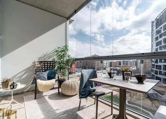 아파트 New Blue Near Helsinki Airport In Kivistoe